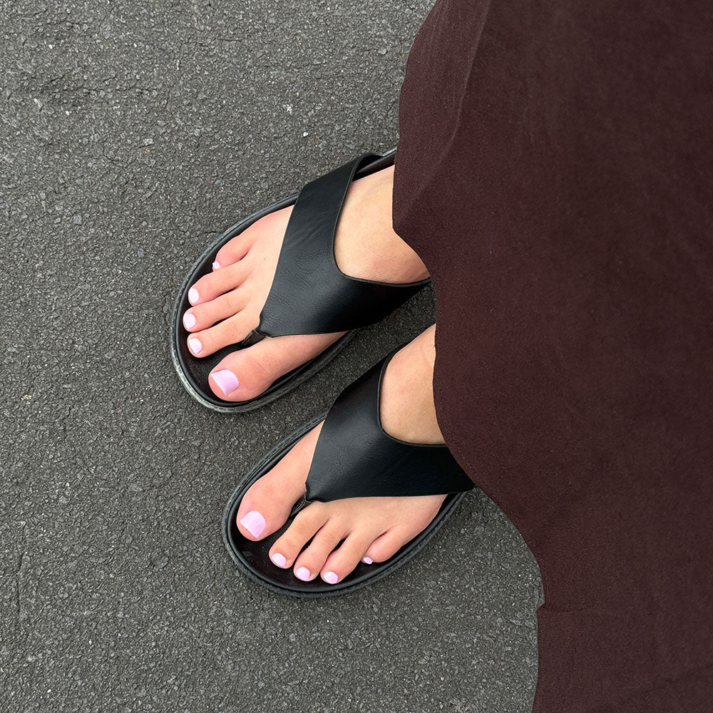 Gelous Pastel Pink 3-in-1 pedicure polish - photographed in Australia on model