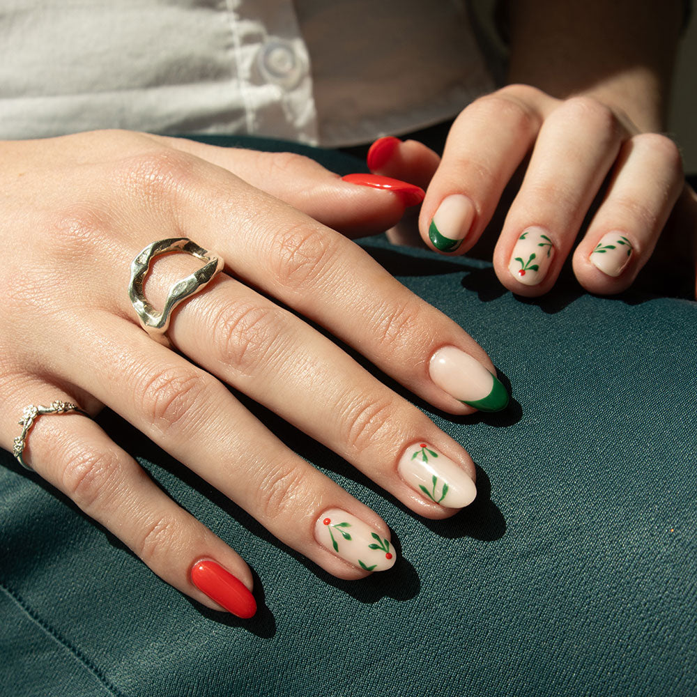 Gelous gel nail polish Christmas Cracker: Classic Gel Polish Duo - photographed in Australia