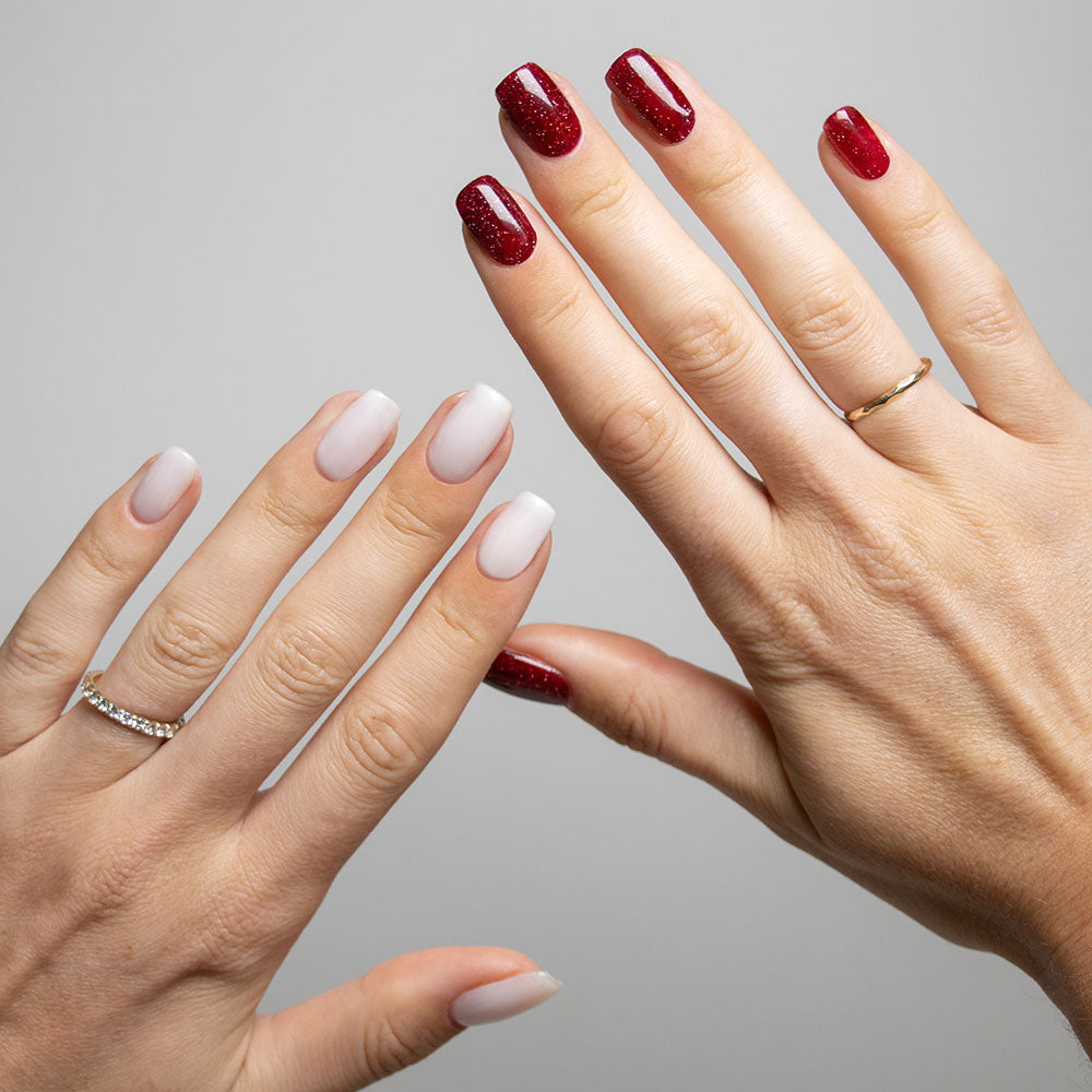 Gelous gel nail polish Christmas Cracker: Festive Gel Polish Duo - photographed in Australia