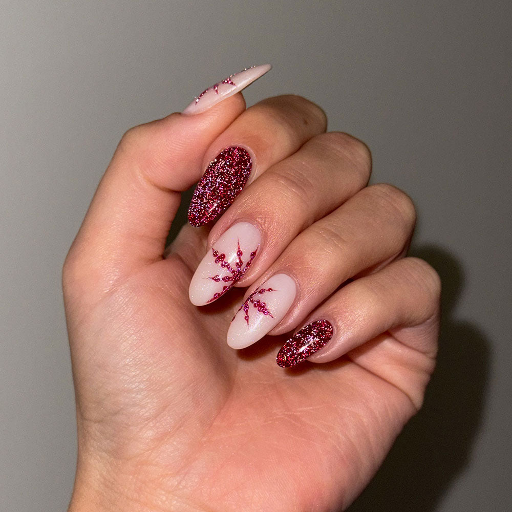 Gelous gel nail polish Christmas Cracker: Festive Gel Polish Duo - photographed in Australia