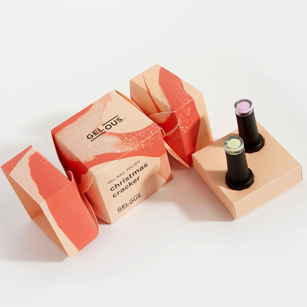 Gelous gel nail polish Christmas Cracker: Vacation Gel Polish Duo - photographed in Australia
