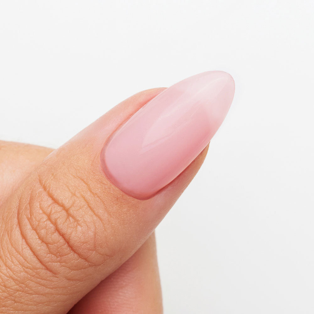 Gelous Pink Builder in a Bottle (BIAB) gel nail polish swatch - photographed in Australia