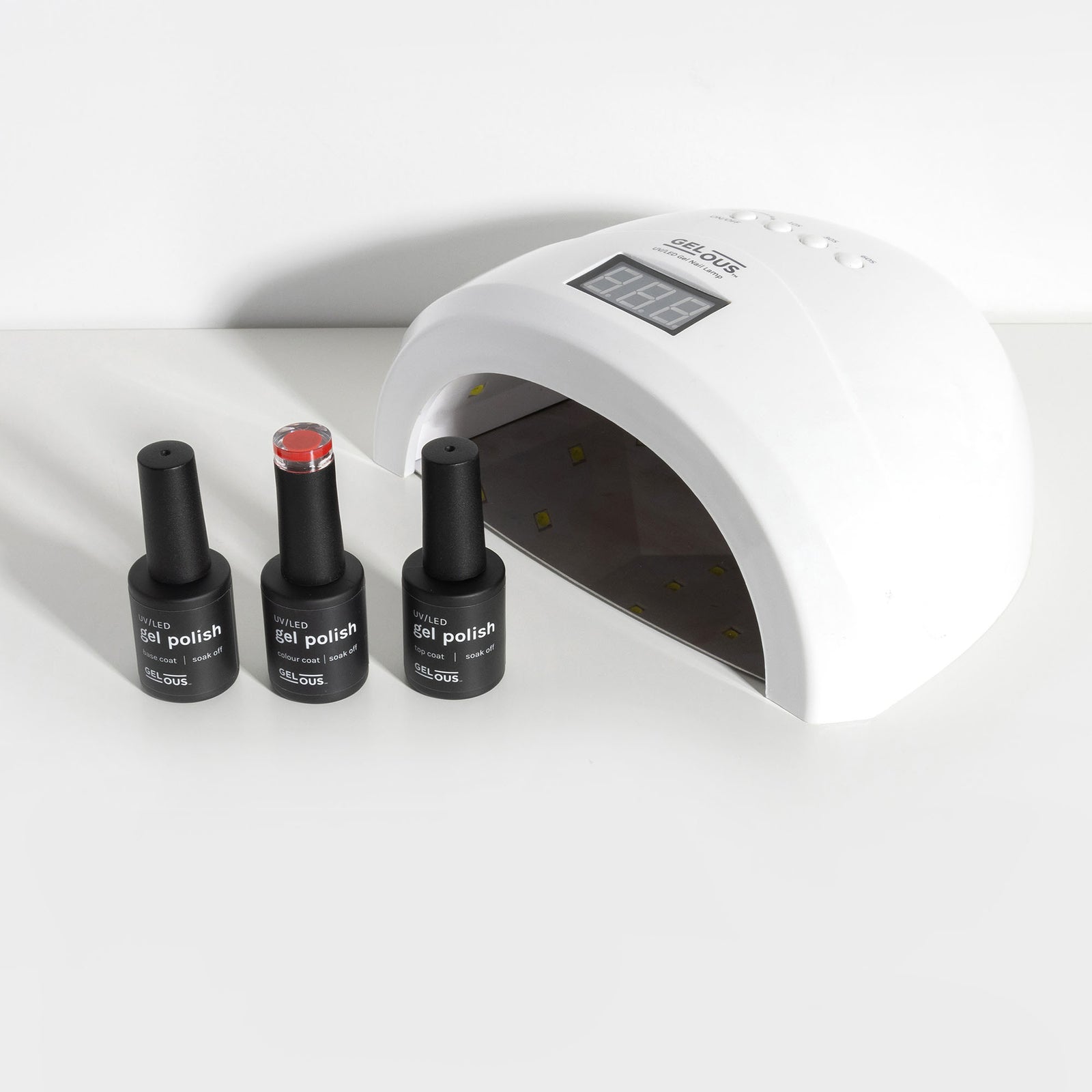 Gelous Basic Gel Manicure Kit Flat Lay - Photographed in Australia