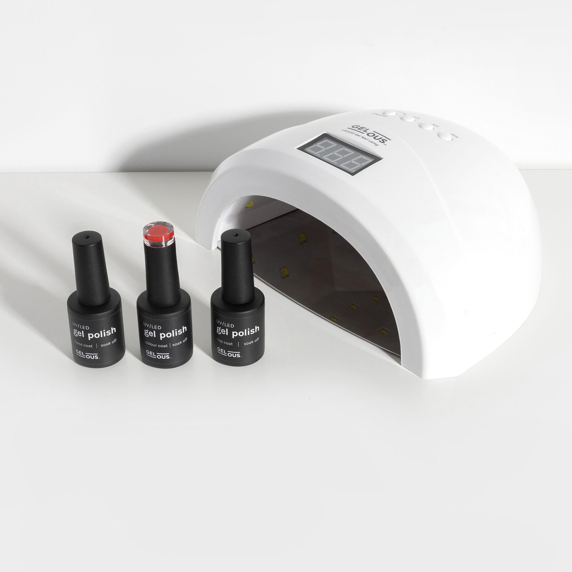 Gelous Basic Gel Manicure Kit Flat Lay - Photographed in Australia