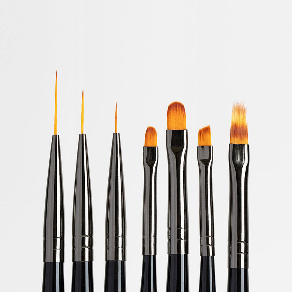 Gelous Nail Art Brush Bundle - photographed in Australia