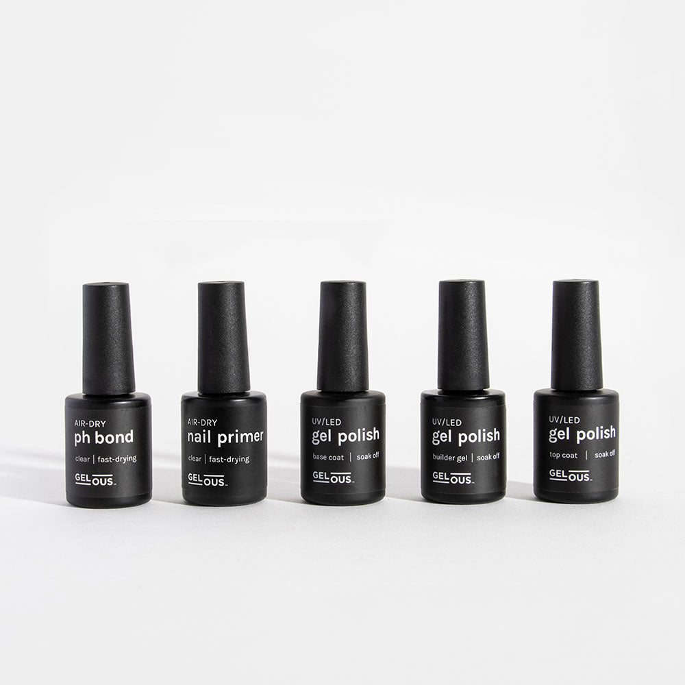 Gelous gel nail polish Essentials Polish Pack - photographed in Australia