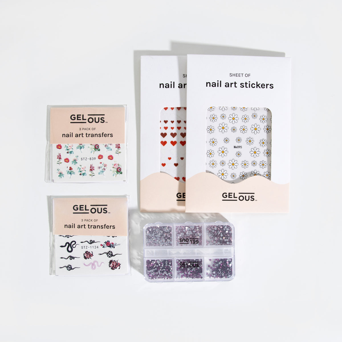 Nail Art Decal Bundle Deal - photographed in Australia