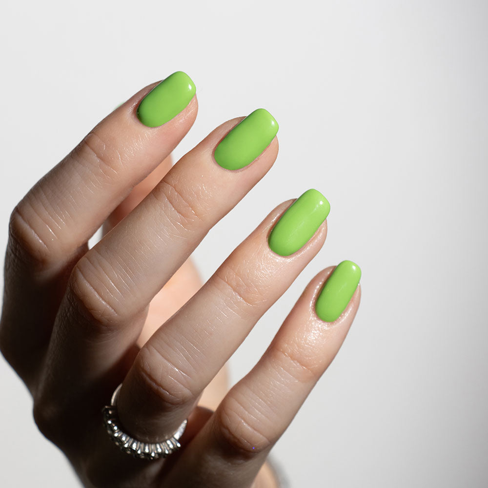 Gelous An Apple A Day matte gel nail polish  - photographed on model in Australia