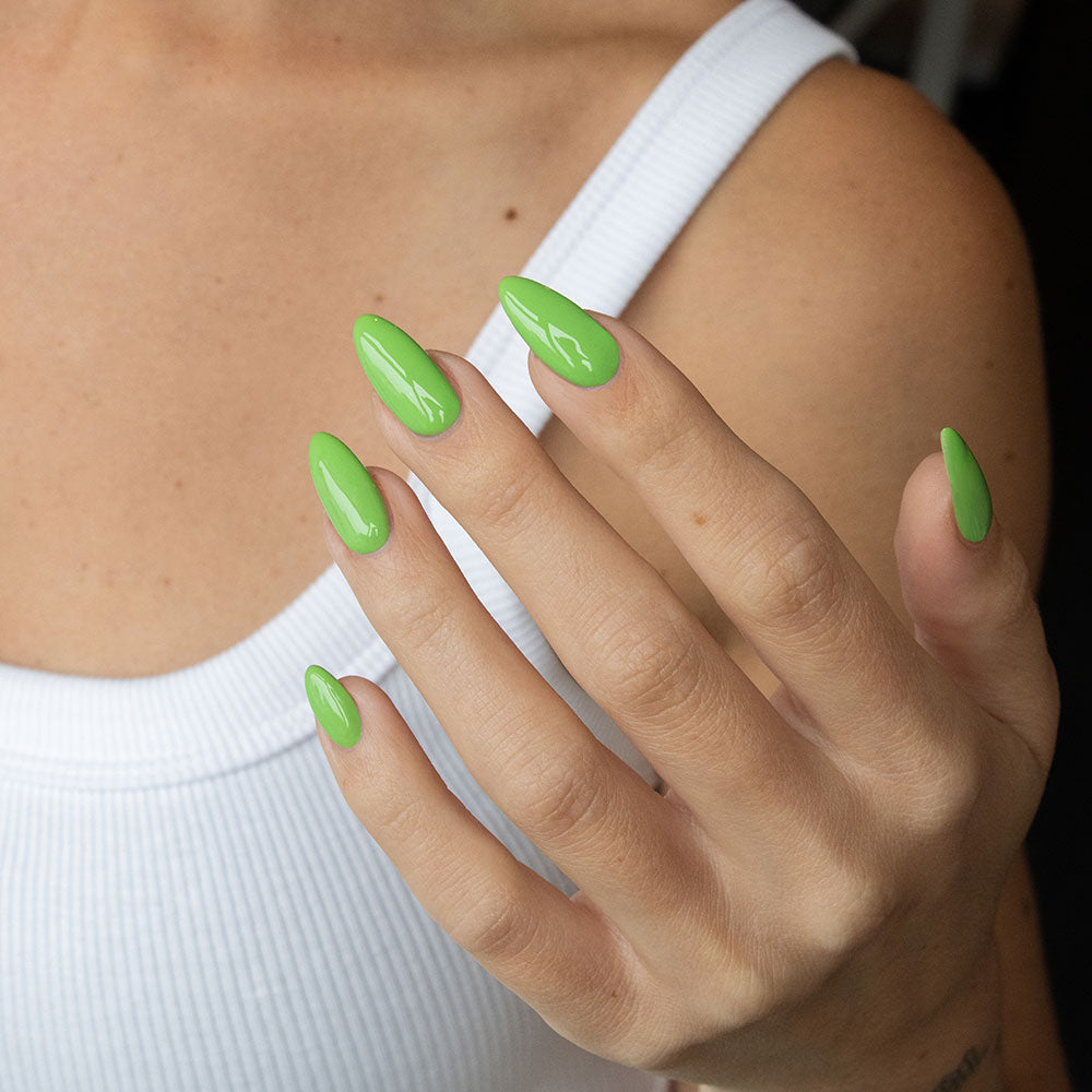 Gelous An Apple A Day matte gel nail polish  - photographed on model in Australia