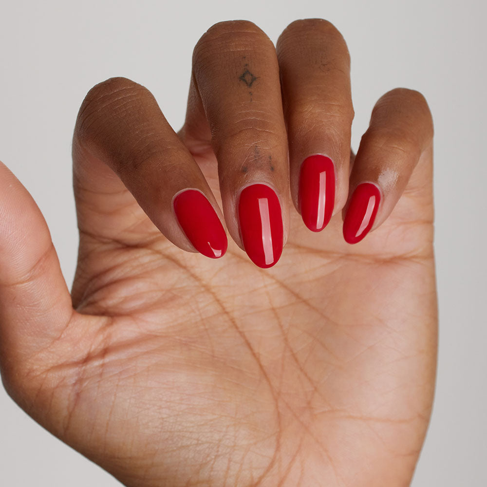 Gelous A Dozen Roses gel nail polish swatch - photographed in Australia