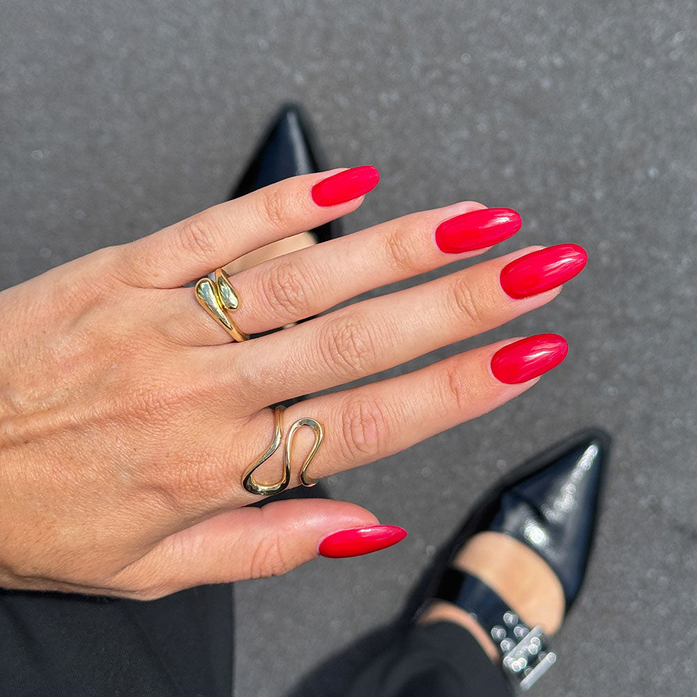 Gelous A Dozen Roses gel nail polish - photographed in Australia on model