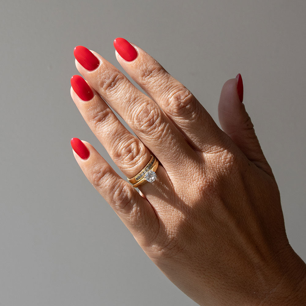 Gelous A Dozen Roses gel nail polish - photographed in Australia on model