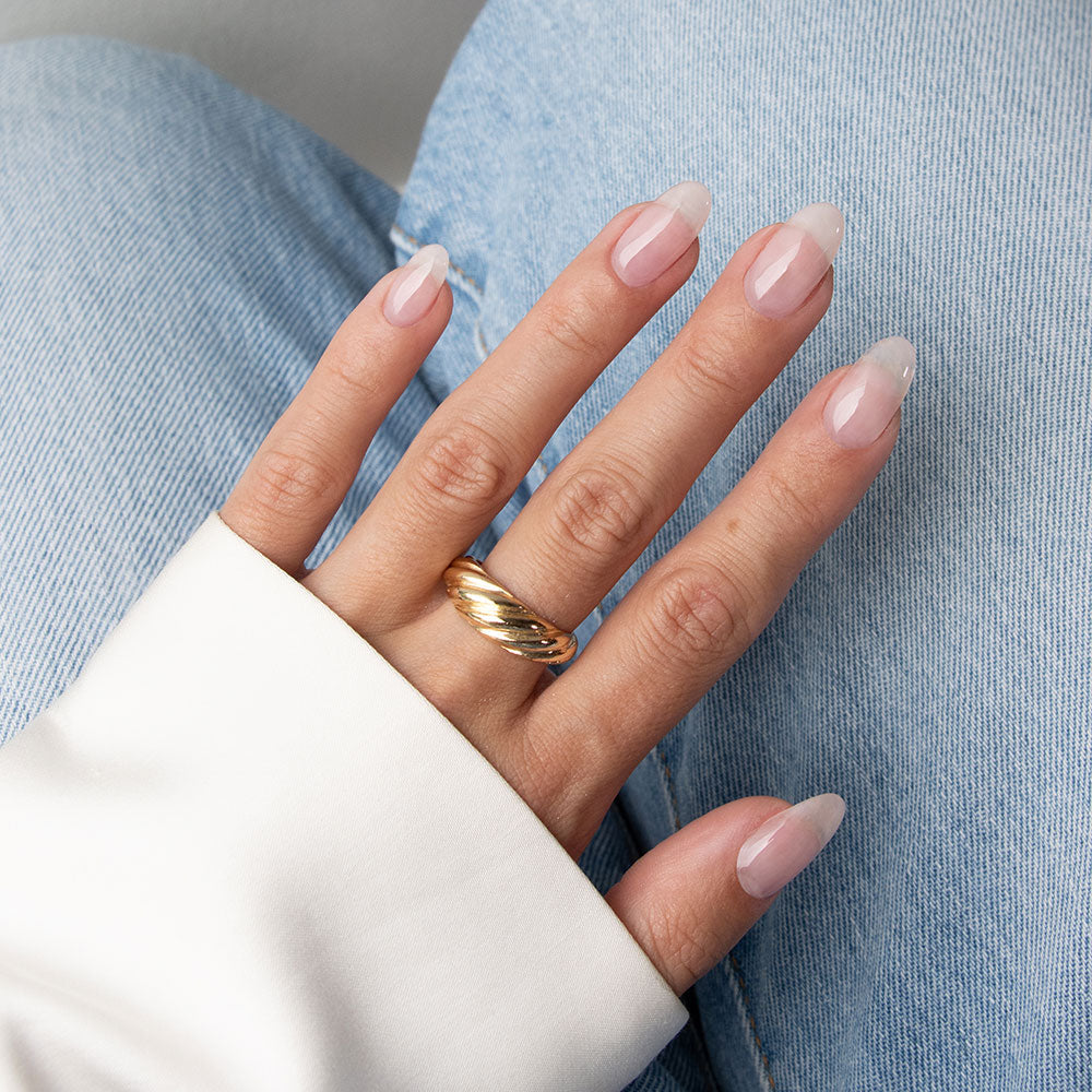 Gelous A Hint Of Pink HEMA & TPO-Free gel nail polish - photographed in Australia on model