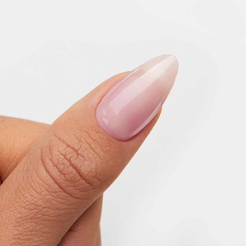 Gelous A Hint of Pink gel nail polish swatch - photographed in Australia