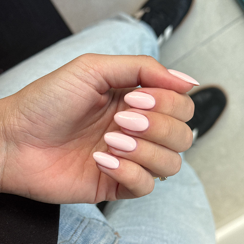 Gelous A Little Bit Nude gel nail polish swatch - photographed in Australia