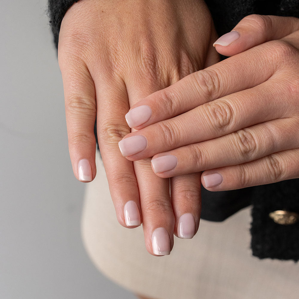 Gelous Angelic and Fine Glitter Top Coat gel nail polish Duo - photographed in Australia