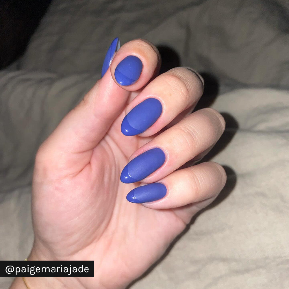 Gelous Matte Top Coat on Atlantis gel nail polish - Instagram Photo