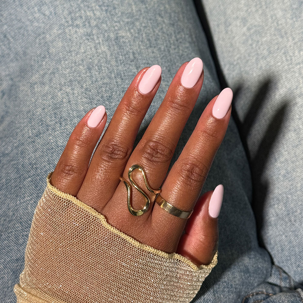 Gelous Bubblegum gel nail polish swatch - photographed in Australia