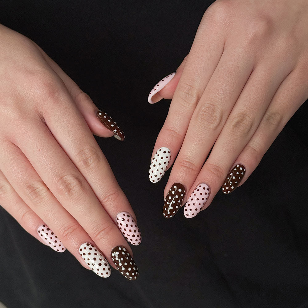 Gelous Bubblegum gel nail polish - photographed in Australia on model