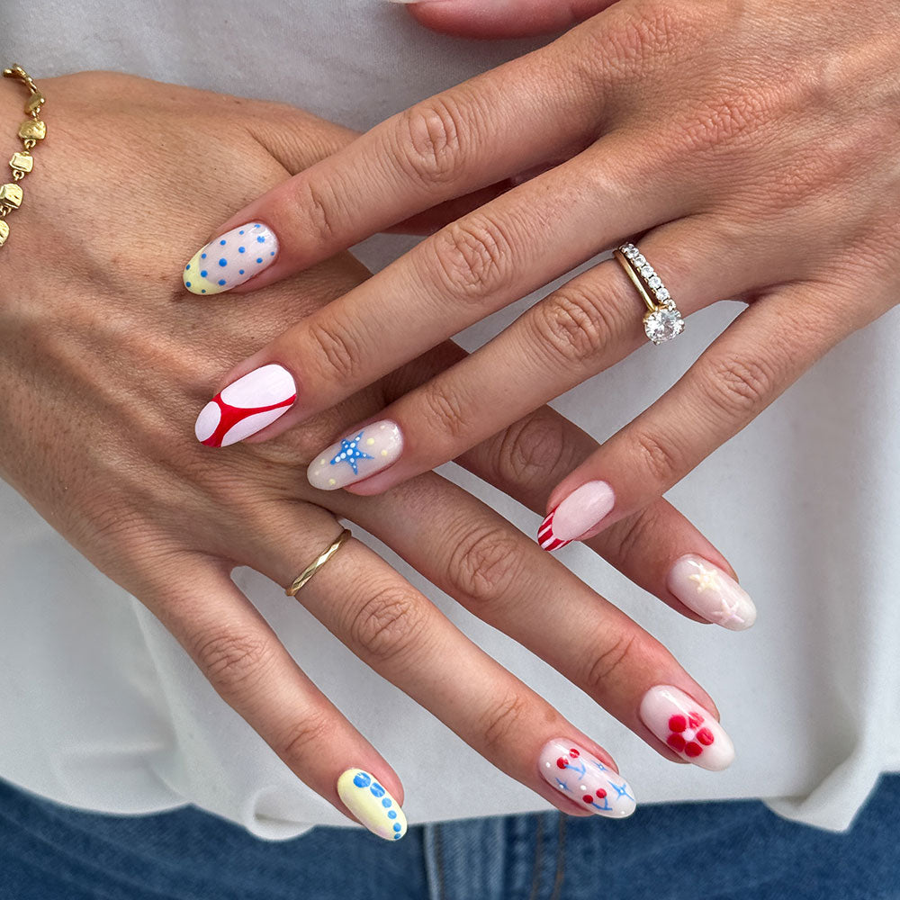 Gelous Bubblegum gel nail polish - photographed in Australia on model