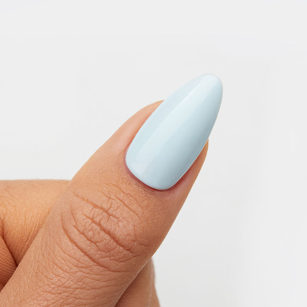 Gelous Baby Blues gel nail polish swatch - photographed in Australia