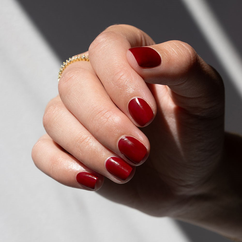 Gelous Bad Romance HEMA & TPO Free gel nail polish - photographed in Australia on model