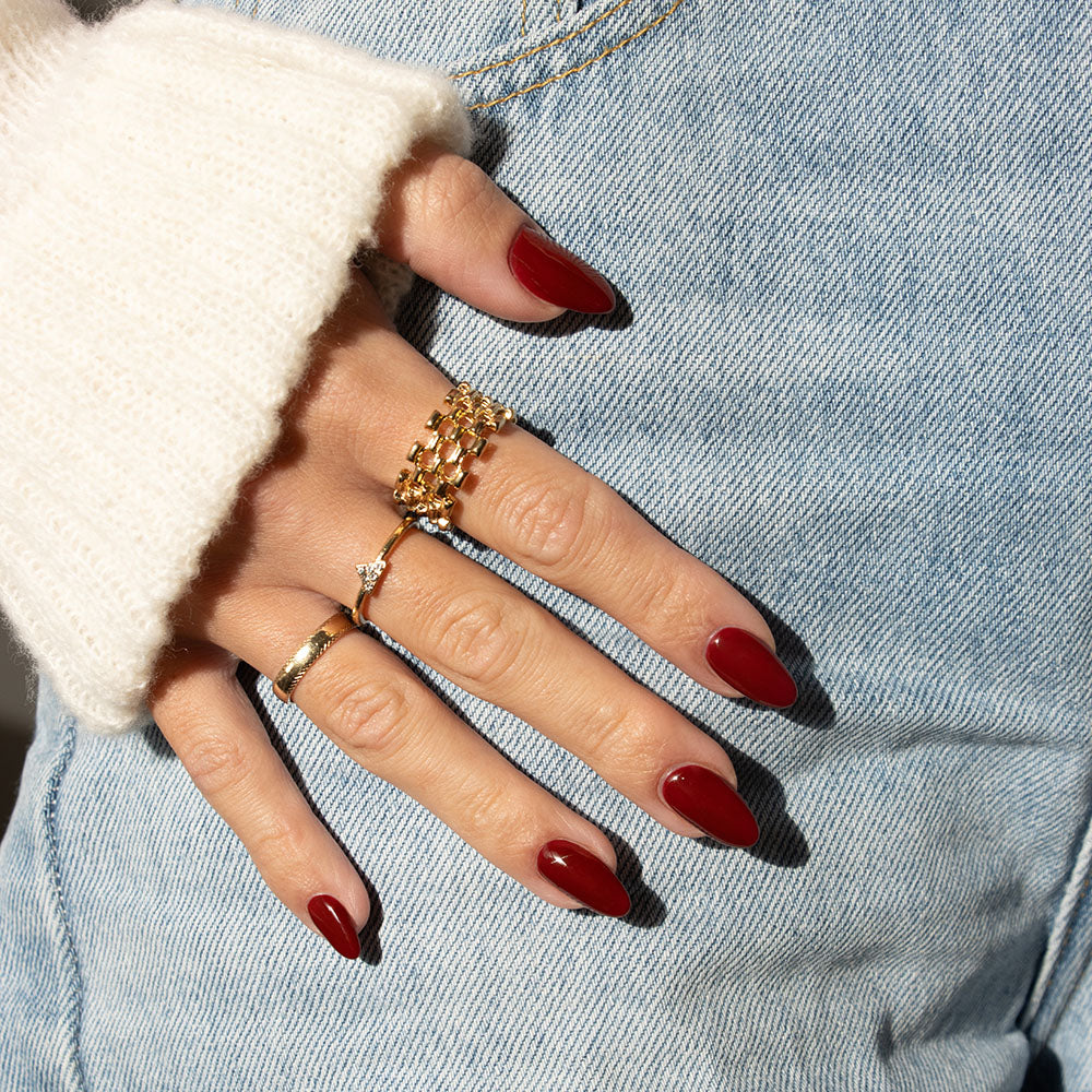 Gelous Bad Romance HEMA & TPO Free gel nail polish - photographed in Australia on model