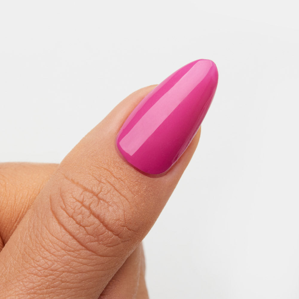 Gelous Berry Nice gel nail polish swatch - photographed in Australia