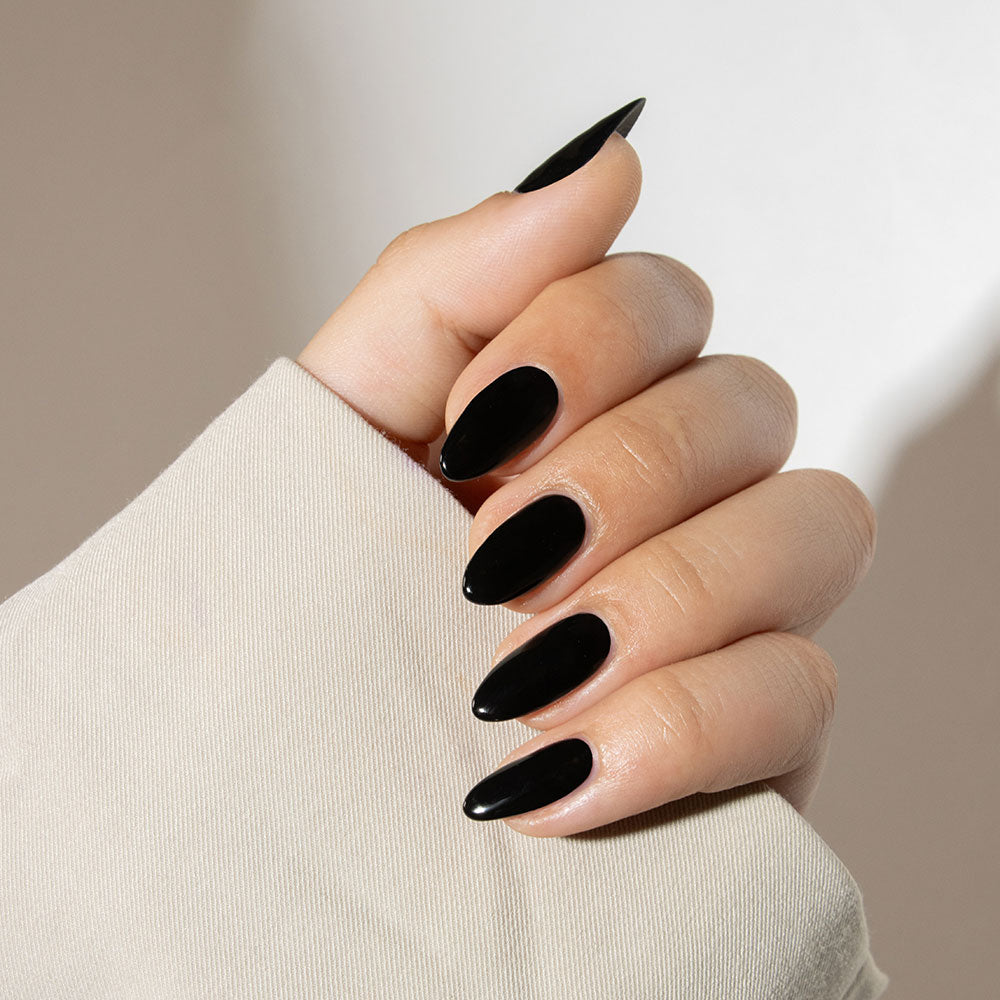 Gelous Black Out HEMA & TPO-Free gel nail polish - photographed in Australia