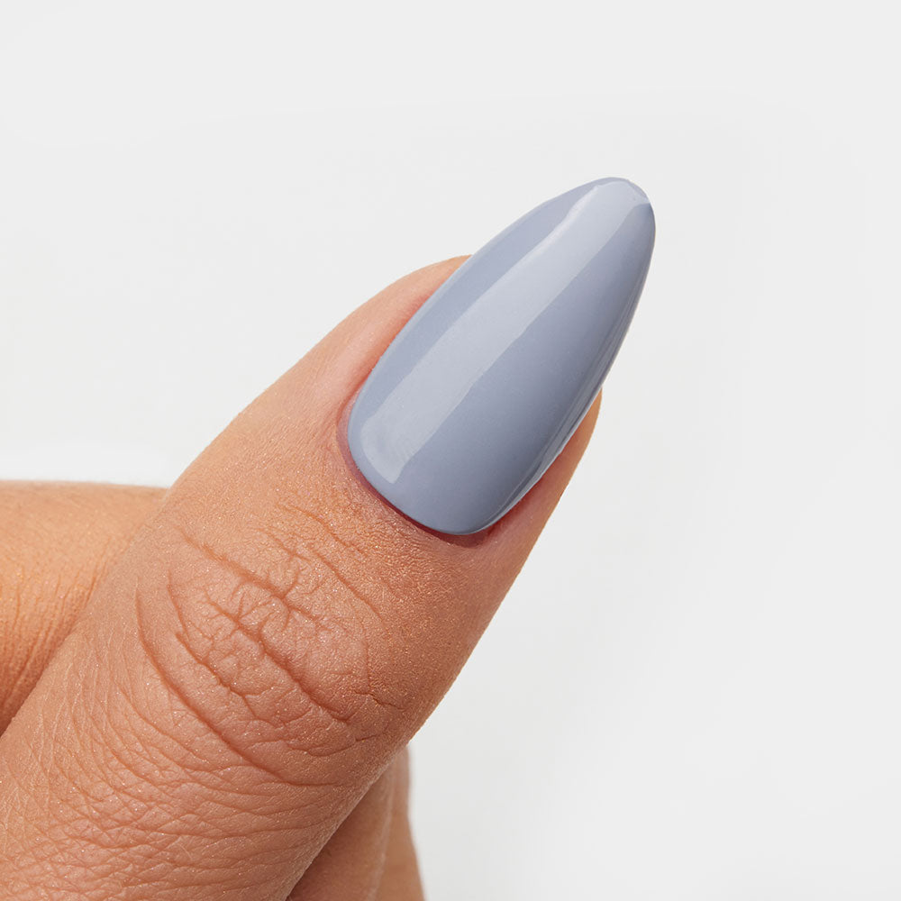 Gelous Better Slate Than Never gel nail polish swatch - photographed in Australia