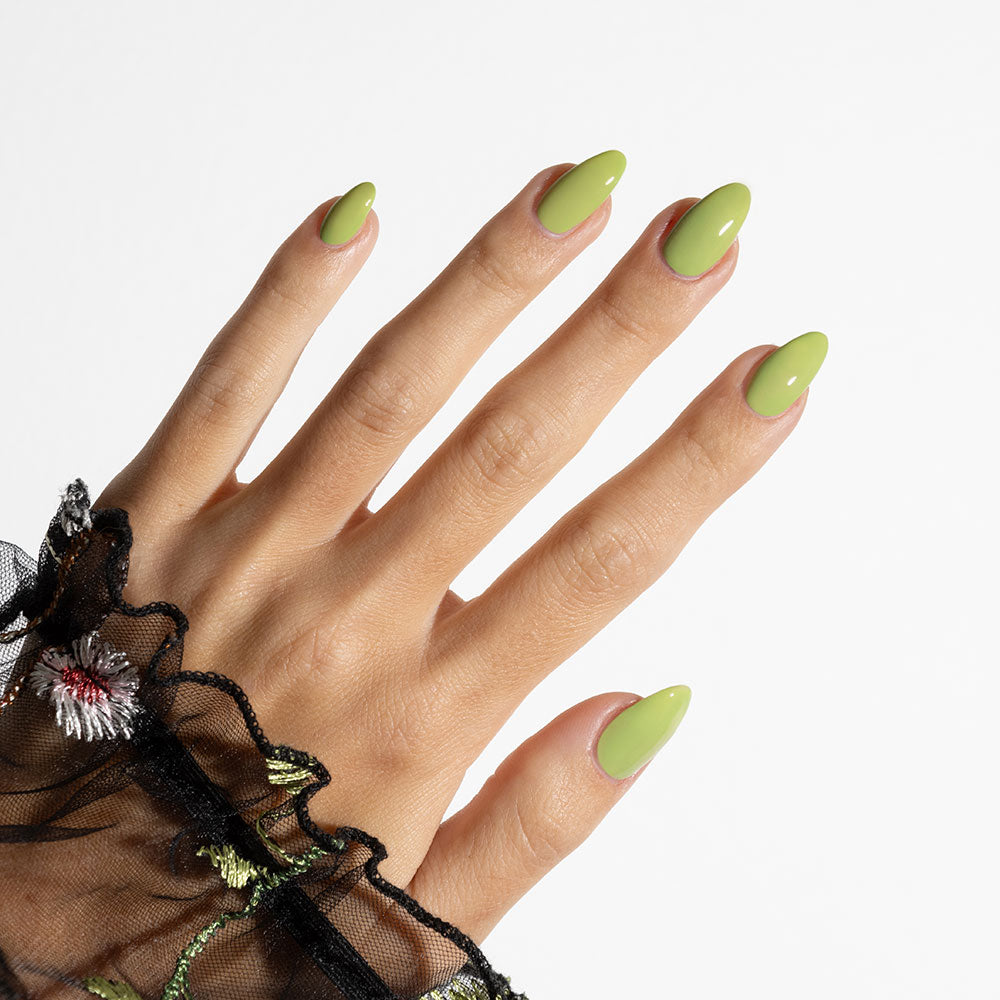 Gelous Better With Sage gel nail polish - photographed in Australia on model