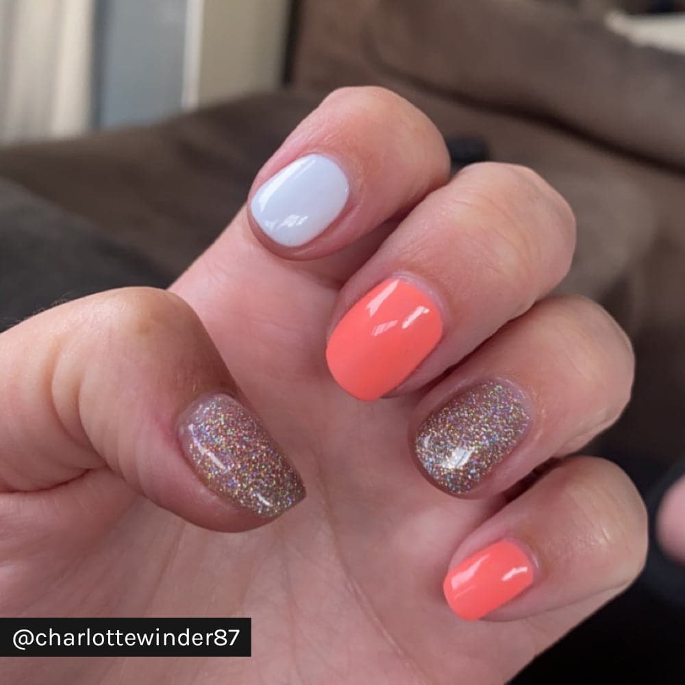 Gelous Coral Baskin gel nail polish - Instagram Photo