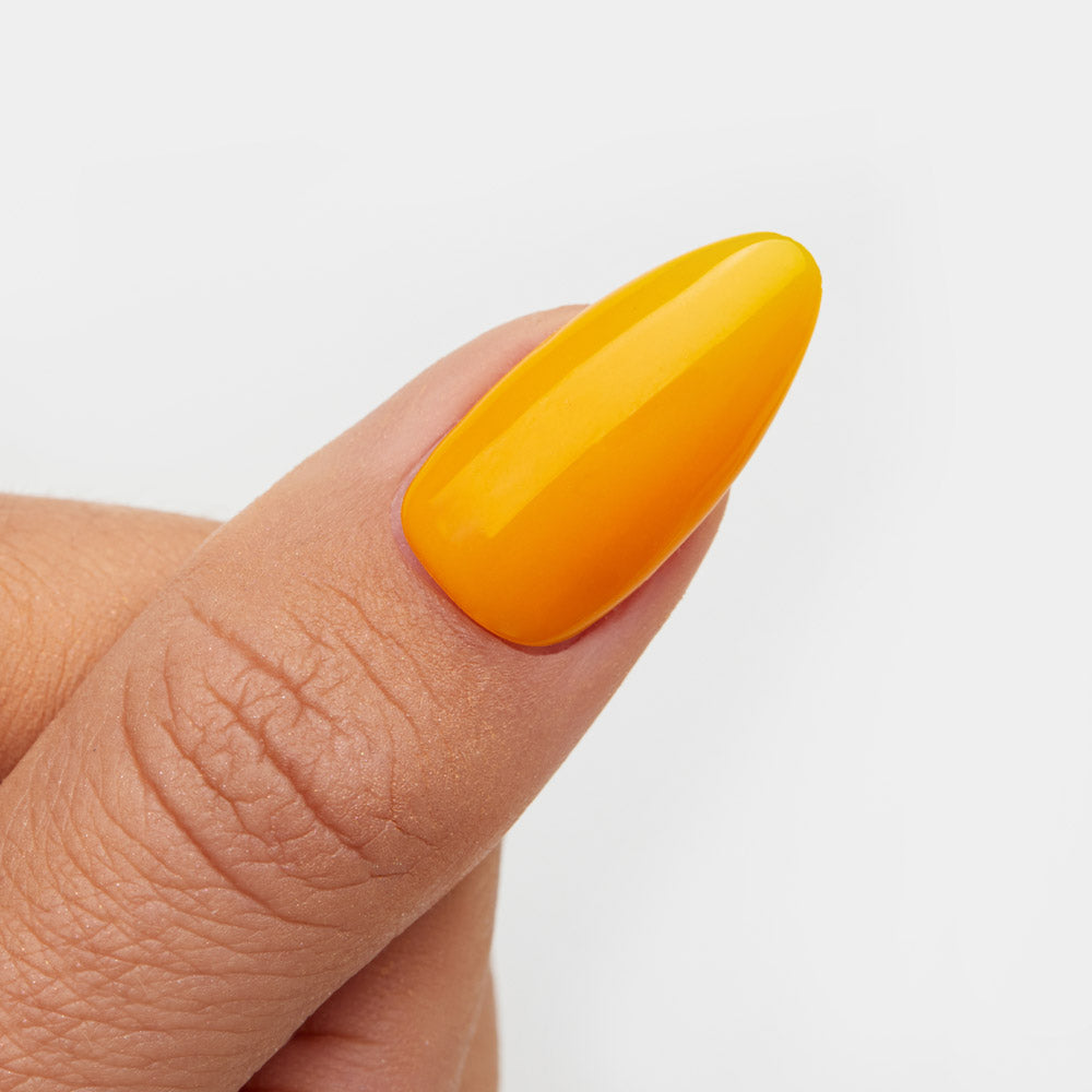 Gelous Colonel Mustard gel nail polish swatch - photographed in Australia