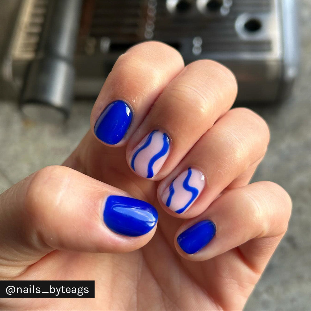 Gelous Cobalt gel nail polish - Instagram Photo