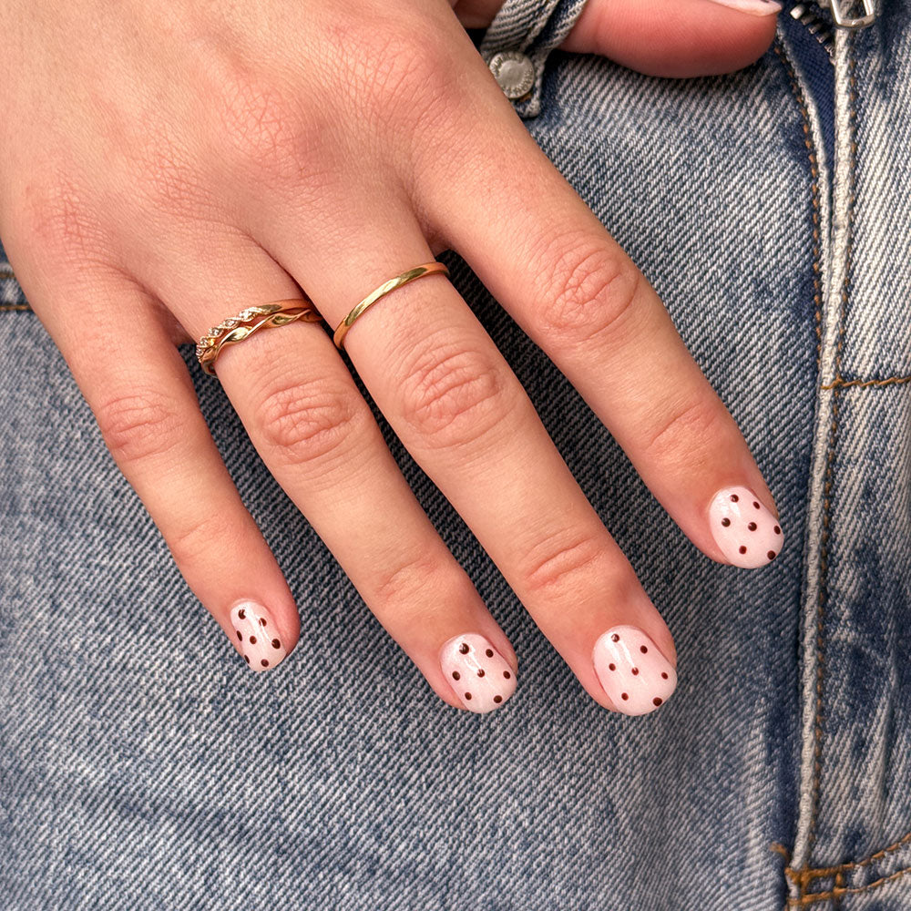 Gelous Cupcake gel nail polish - photographed in Australia on model