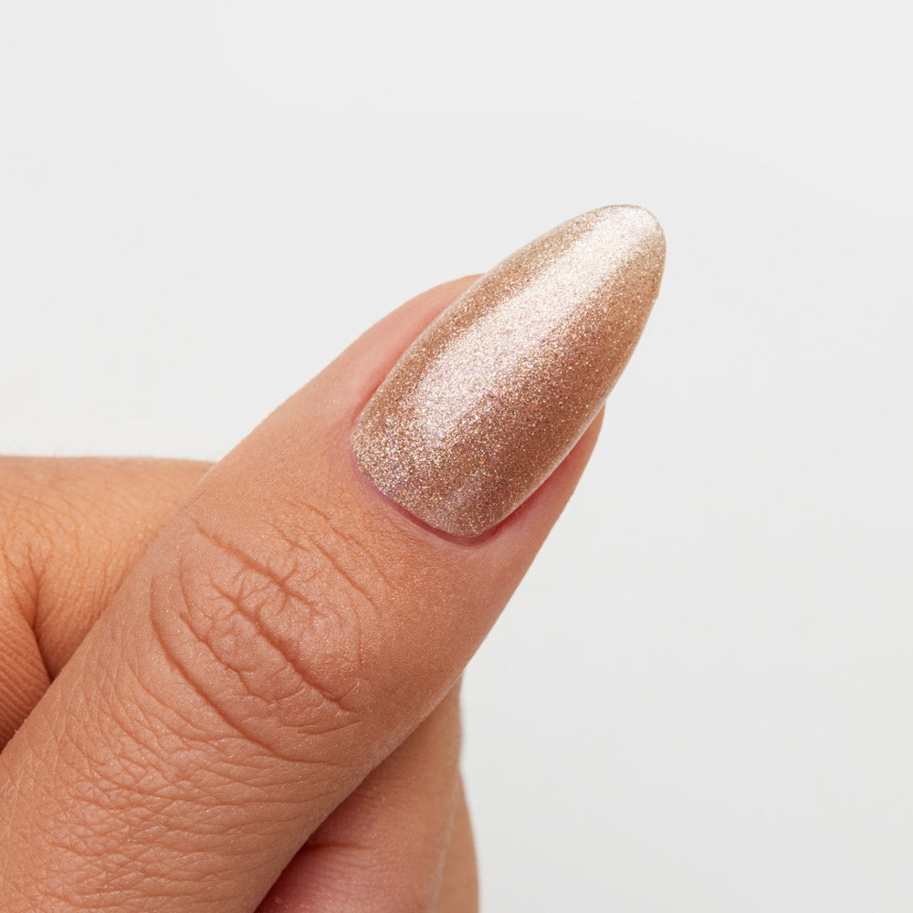 Gelous Champagne Showers gel nail polish swatch - photographed in Australia
