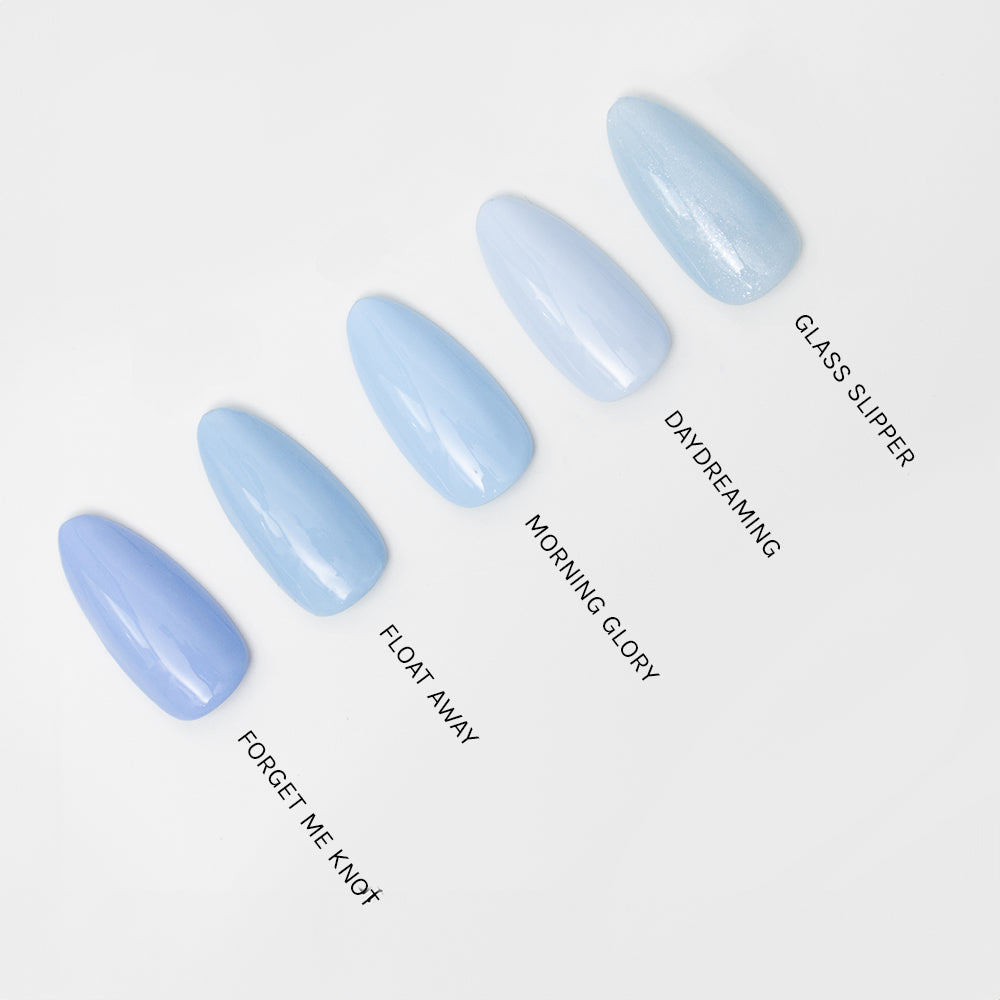 Gelous Daydreaming gel nail polish comparison - photographed in Australia