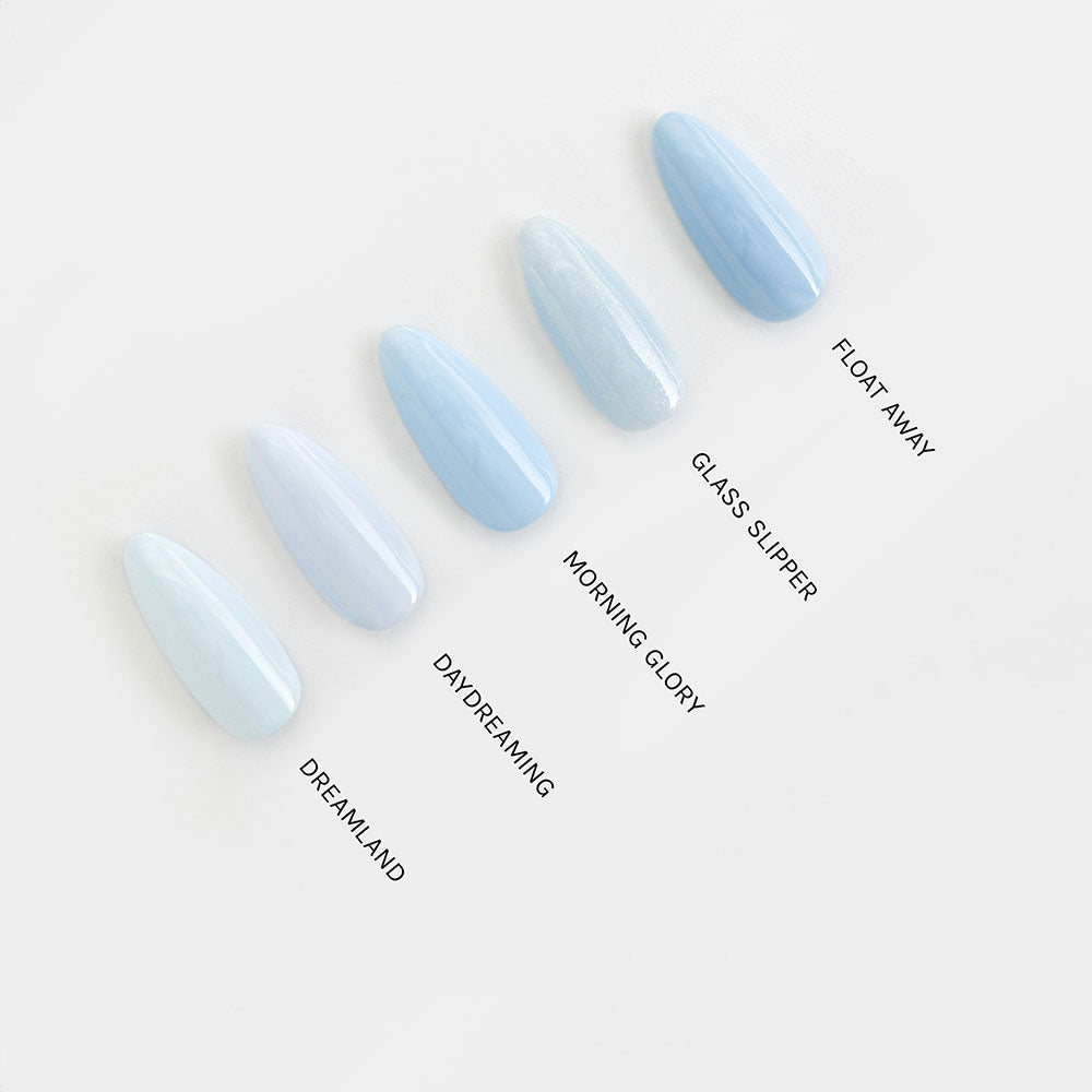 Gelous Daydreaming gel nail polish comparison - photographed in Australia