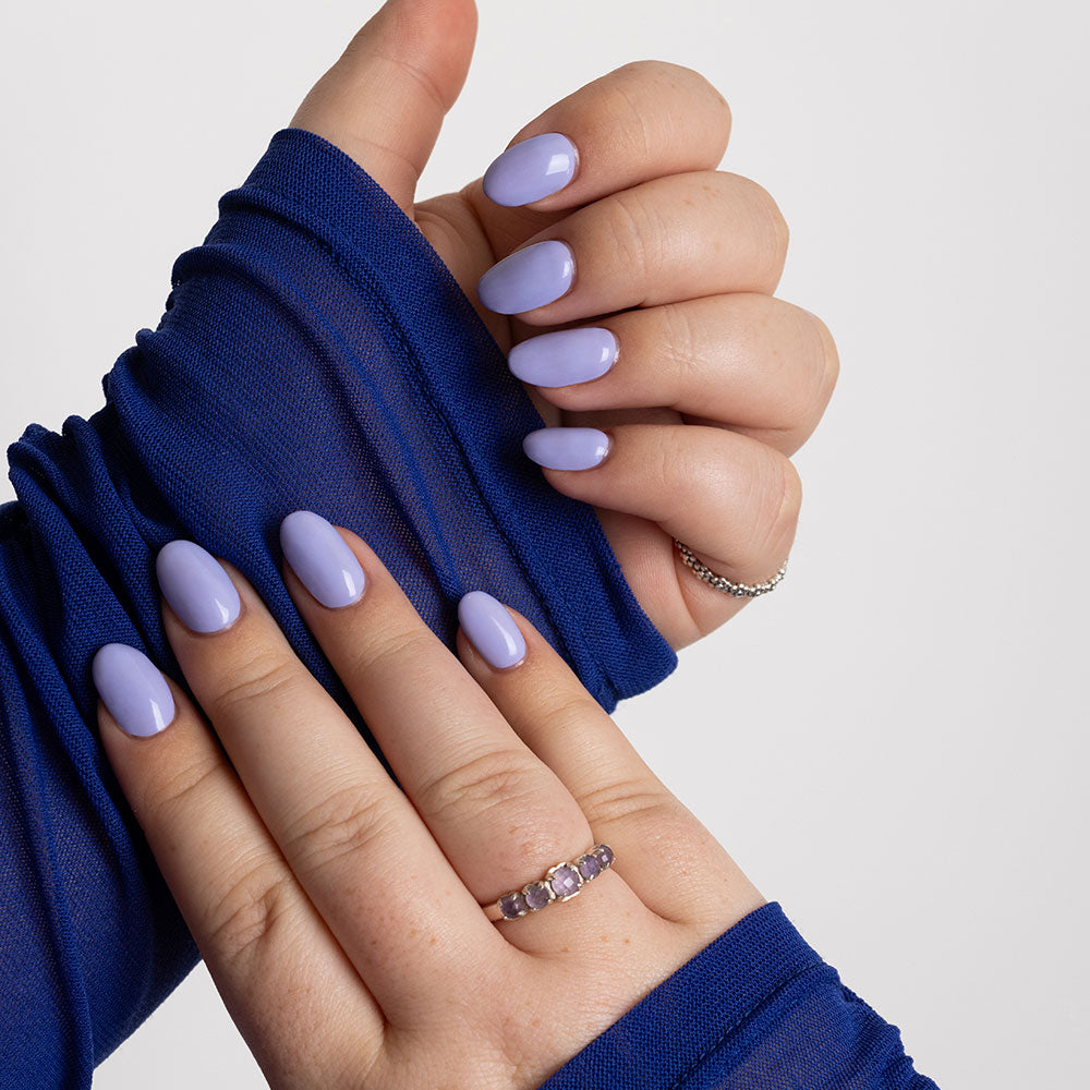 Gelous Digital Lavender gel nail polish swatch - photographed in Australia