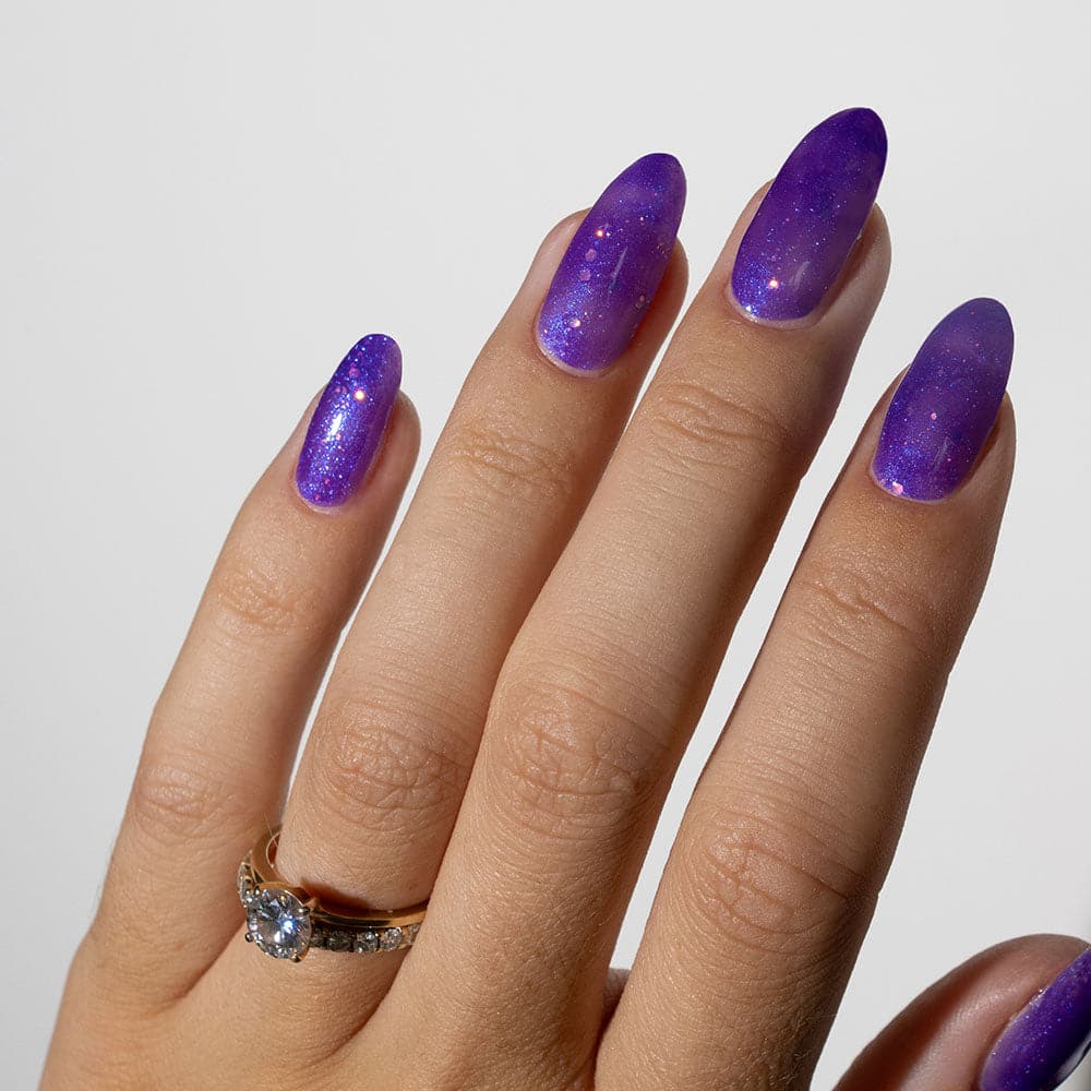 Gelous Dancing Queen gel nail polish - photographed in Australia on model