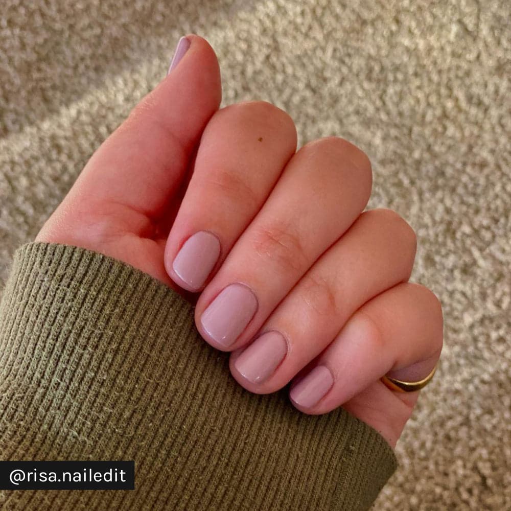 Gelous Dusty Pink gel nail polish - Instagram Photo