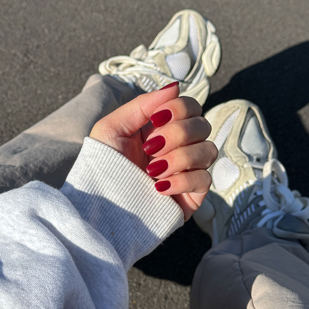Gelous Dracula's Bride HEMA & TPO-Free gel nail polish - photographed in Australia
