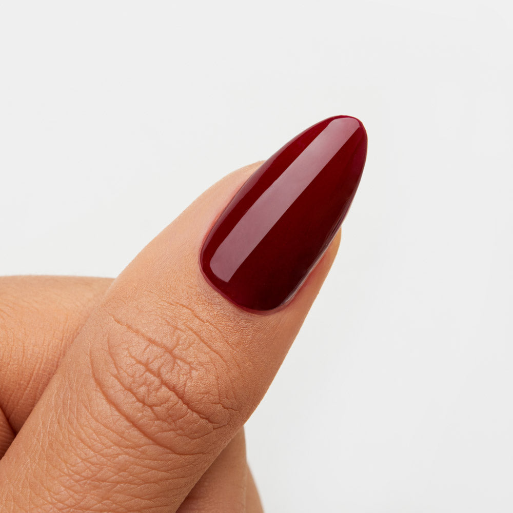 Gelous Dracula&#39;s Bride gel nail polish swatch - photographed in Australia