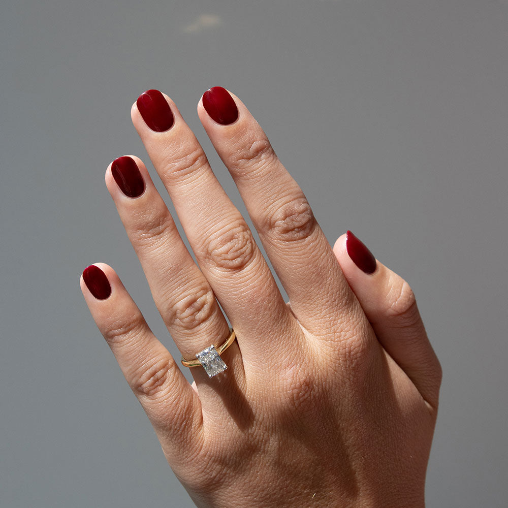 Gelous Dracula's Bride gel nail polish - photographed in Australia on model