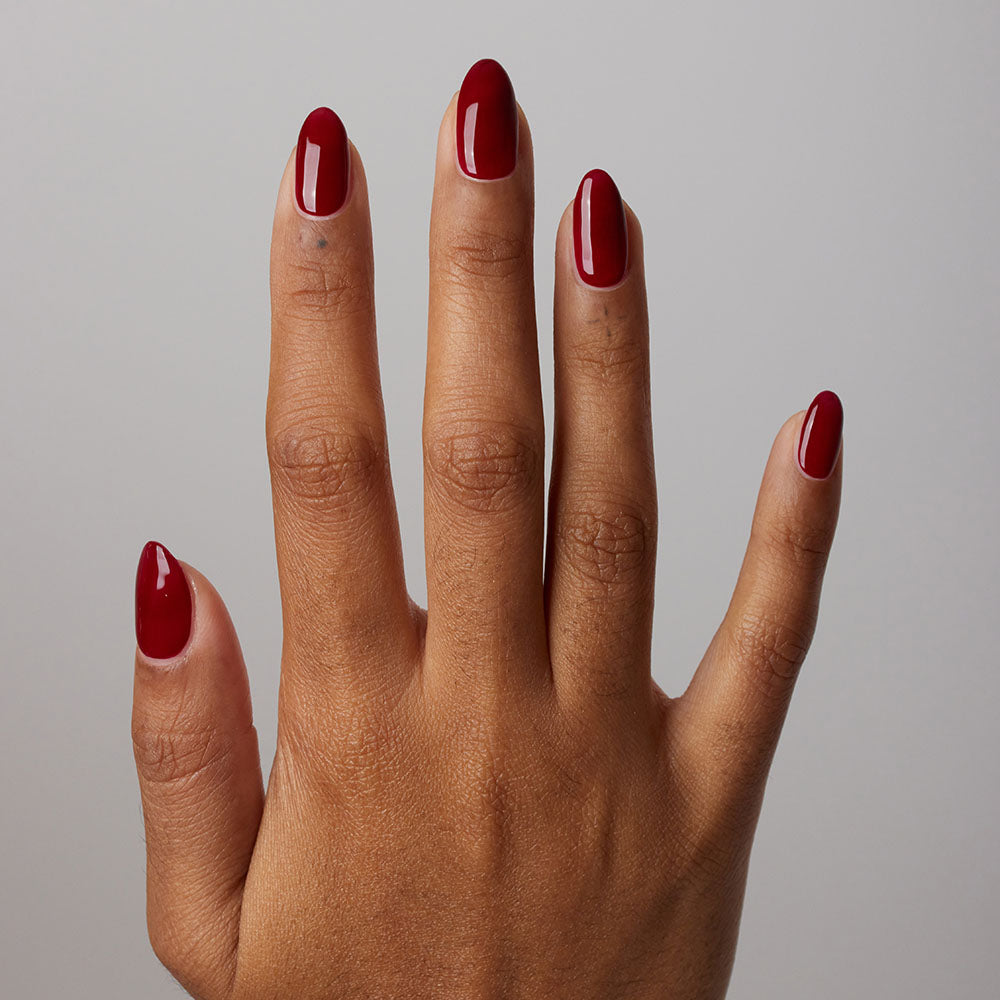 Gelous Dracula's Bride gel nail polish swatch - photographed in Australia