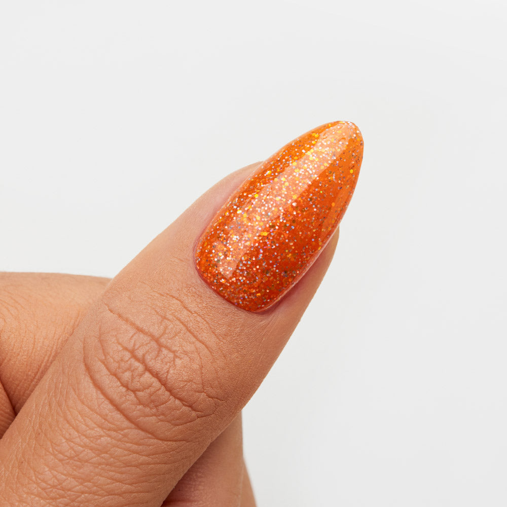 Gelous Don't Trick Me, Treat Me gel nail polish swatch - photographed in Australia