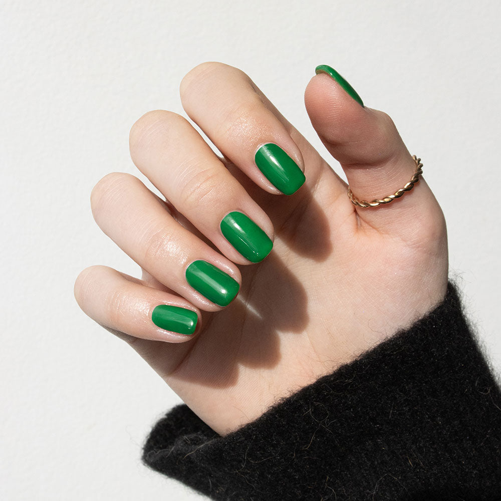 Gelous Damn You're Pine gel nail polish swatch - photographed in Australia