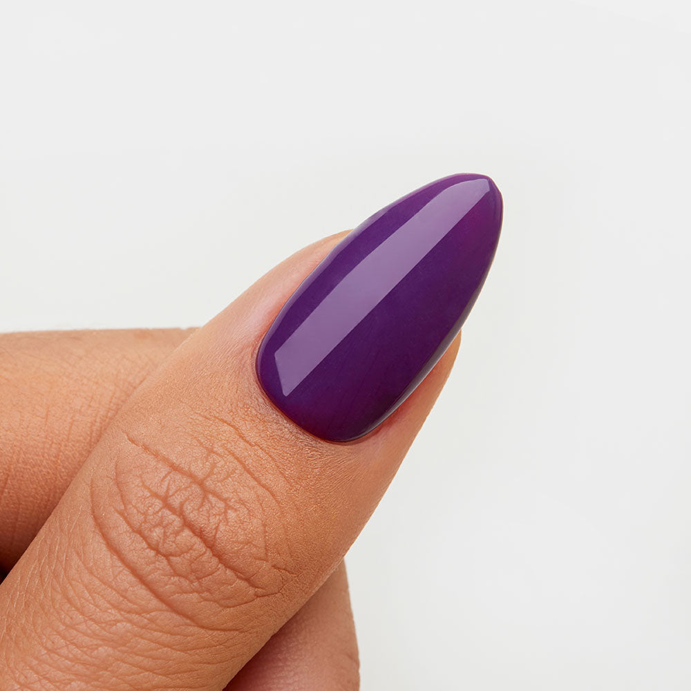 Gelous Elderberry HEMA & TPO-Free gel nail polish swatch - photographed in Australia