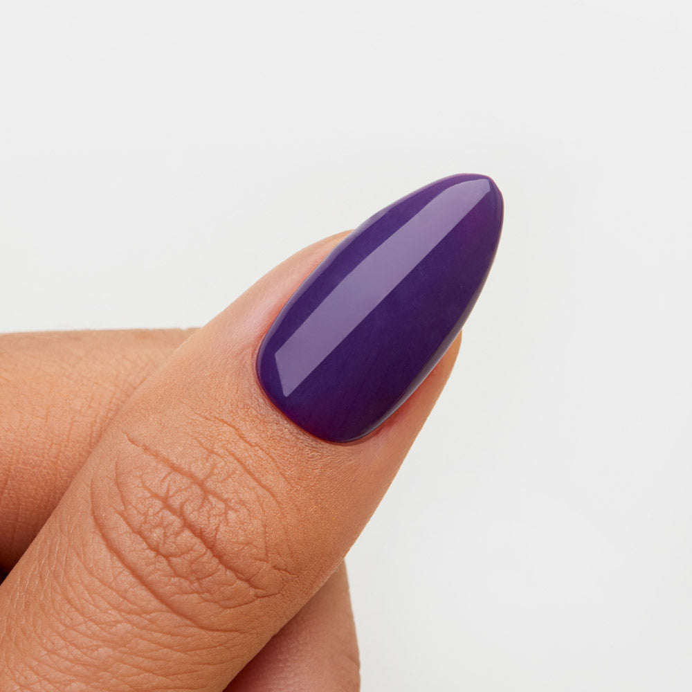 Gelous Elderberry gel nail polish swatch - photographed in Australia