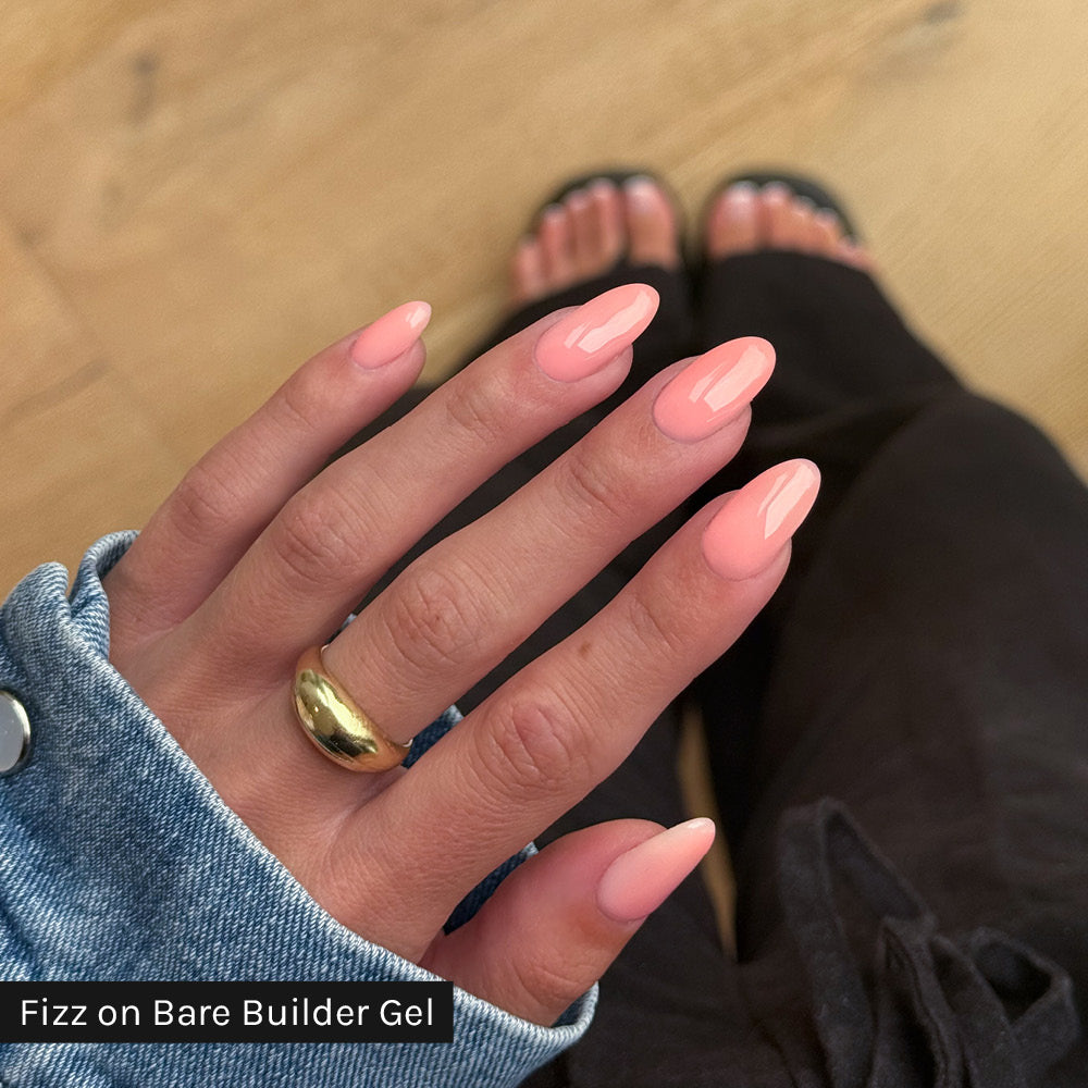 Gelous Fizz gel nail polish on model - photographed in Australia